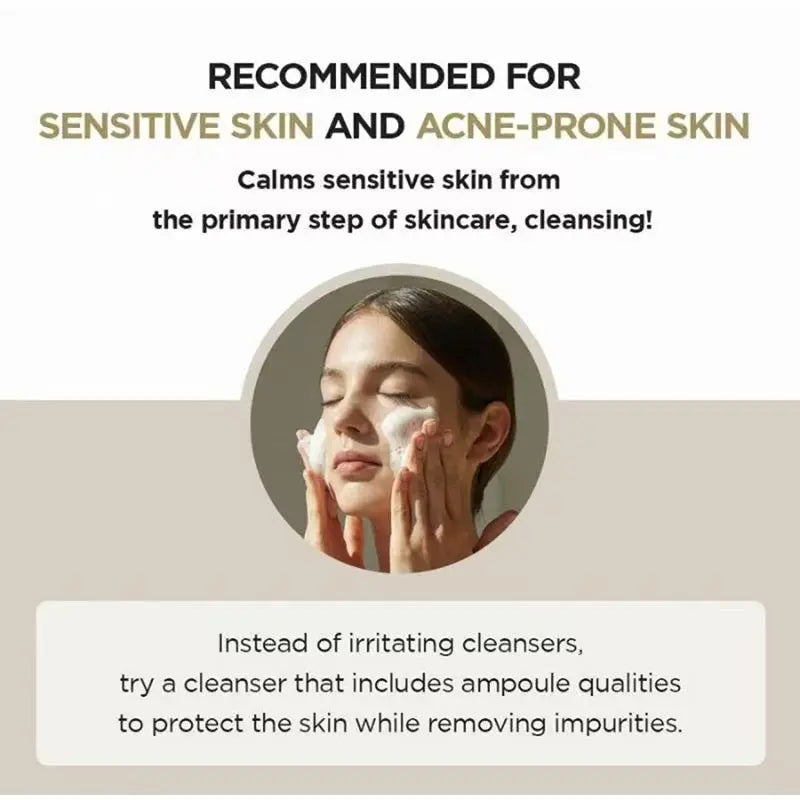 Centella Face Refreshing Foaming Cleanser – Mousse Nettoyante Douce et Apaisante