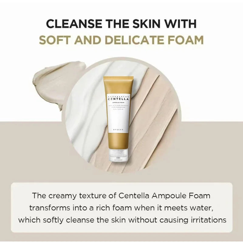 Centella Face Refreshing Foaming Cleanser – Mousse Nettoyante Douce et Apaisante