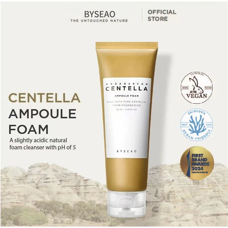 Centella Face Refreshing Foaming Cleanser – Mousse Nettoyante Douce et Apaisante