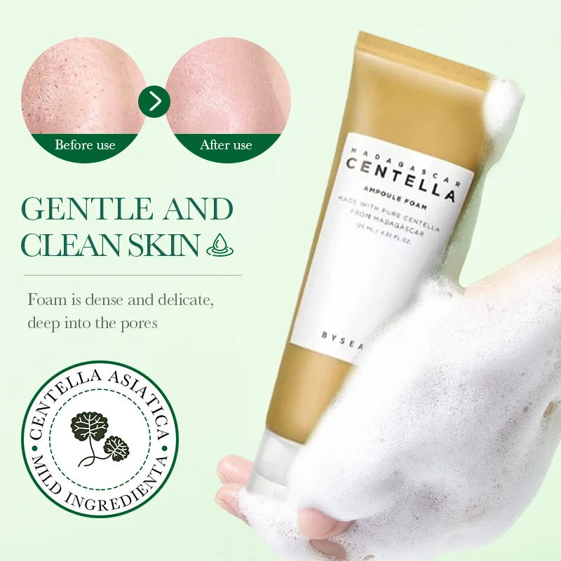 Centella Face Refreshing Foaming Cleanser – Mousse Nettoyante Douce et Apaisante